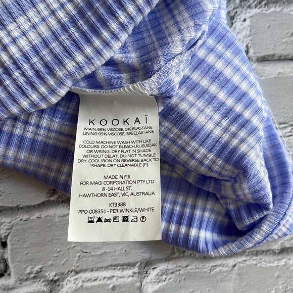 KOOKAI | Periwinkle stripe rib tank - Picture 7 of 8